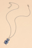 Owl Evil Eyes Necklace MOQ 5pcs