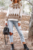 Long Sleeve Pullover Knitting Sweater