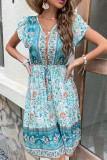 Bohemian Floral Print Dress Unishe Wholesale