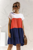 Color Block Boho Dress