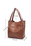 Large Capacity Solid Color Tote Bag Unishe Wholesale MOQ 3PCS