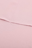Pink Chic High Low Kimono Top