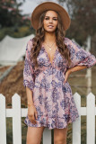 Pink Ruffle Tiered Babydoll Style Mini Dress
