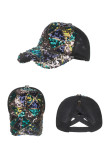 Sequin Glitter Baseball Hat MOQ 3pcs