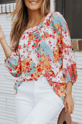 Multicolor Palettes Floral Print Blouse