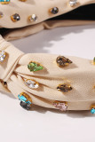 Colorful Glass Knotted Hair Band MOQ 3PCs