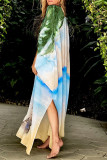 Printing Beach Cover Up Kimono