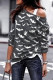 Gray Bat Print Sweatshirt