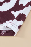 Cow Print Aztec Pocket Tank Top