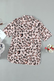 Leopard Print Short Sleeve Shirt