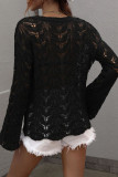 Hollow Out Pullover Sweater Unishe Wholesale