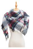 Multicolor Plaid Scarf MOQ 3pcs