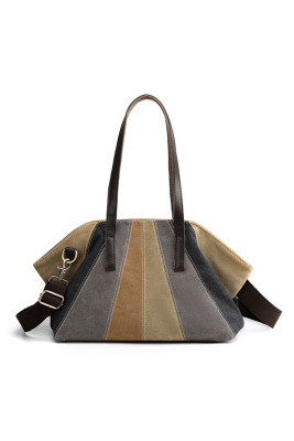 PU Leather Straps Color Block Tote Bag Unishe Wholesale MOQ3PCS