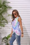 Tie Dye Twisted Tank Top