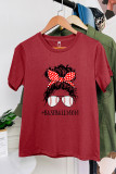 Baseball Mom Life Shirt, Baseball Mom, Messy Bun Woman, Baseball Mom Gift, Messy Bun Custom Shirts