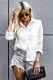 Apricot Turn-down Collar Embossed Button Shirt