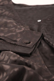 Embossed Leopard Wrap Dress with Tie