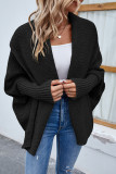 Plain Bat Wing Knit Sweater Cardigans