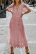 Pink Luminous Dawn Lace Gown