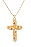 Eyes Cross Chain Necklace MOQ 5PCs