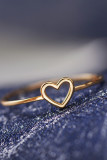 Simple Hollow out Heart Ring Unishe Wholesale MOQ 5pcs