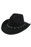 Turquoise Woolen Jazz Hat Unishe Wholesale MOQ 3pcs
