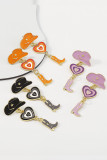 Alloy Heart and Boots Earrings MOQ 5pcs