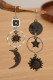 Vintage Moon and Star Earrings MOQ 5pcs