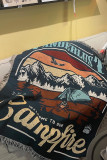 Camping Graffiti Sofa Blanket Unishe Wholesale MOQ 3pcs