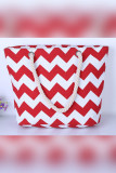 Wave Striped Print Canvas Tote Bag MOQ 3pcs