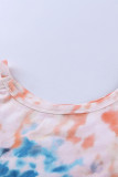 Waves Tie Dye Cold Shoulder Top