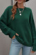 Cable Knit Sleeves Plain Pullover Sweaters