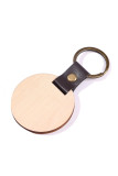 PU Leather Wool Key Chain MOQ 5pcs