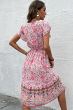Bohemian Floral Print Dress Unishe Wholesale