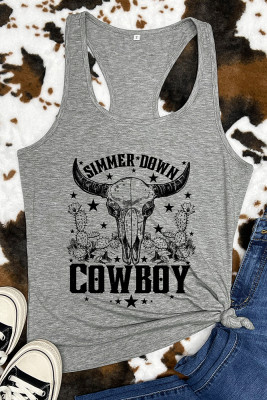 Simmer Down Cowboy Sleeveless Tank Top Unishe Wholesale