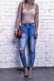 Vintage Ripped Washed Pencil Jeans Unishe Wholesale