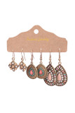 Boho Ethnic Tassle Earring Sets MOQ 5 Sets