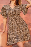 Printing Patckwork Midi Dress Unishe Wholesale