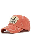 I Do Crew Embroidery Washed Baseball Hat MOQ 3pcs