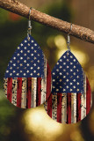 America Print Eardrop Earrings Unishe Wholesale MOQ 5pcs