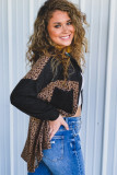 Leopard Patchwork Shacket Jacket