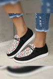 Christmas Grinch Canvas Flat Shoes