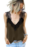 Green One More Night Lace Cami Tank