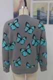 Butterfly Knit Pullover Sweaters