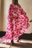 Printing Beach Cover Up Kimono