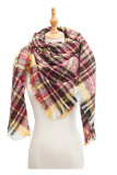 Multicolor Plaid Scarf MOQ 3pcs