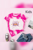 Family Matching Mother's Day MOM Print Short Sleeve Tee Unishe Wholesale