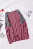 Color Block Raglan Sleeve Top