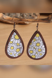 Sunflower Print Earing Unishe Wholesale