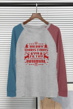 Merry Christmas Ya Filthy Animal Printed Long Sleeve Top Women UNISHE Wholesale